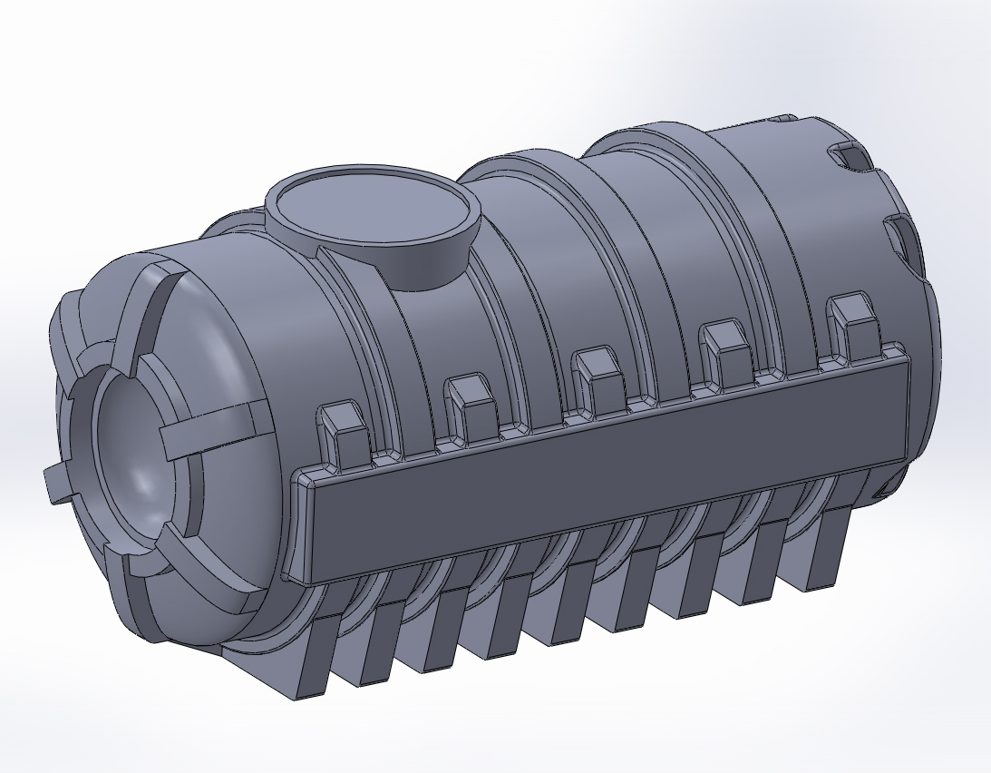 Coupland Bell HDPE moulded tank FEA