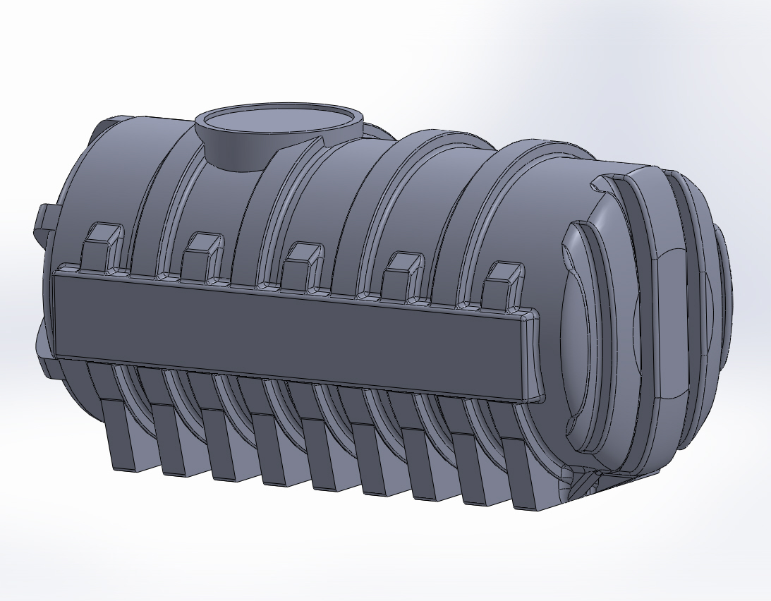 Coupland Bell HDPE tank finite element model