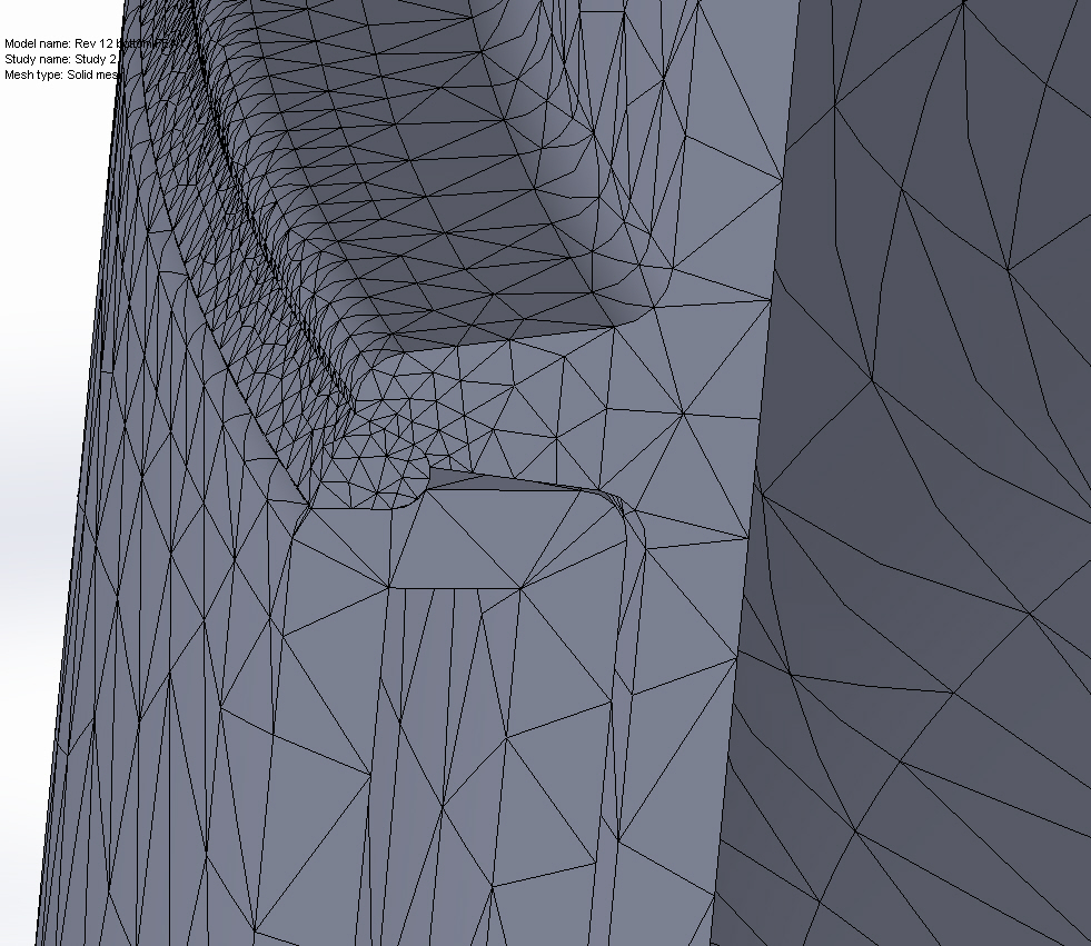 HDPE weld FEA