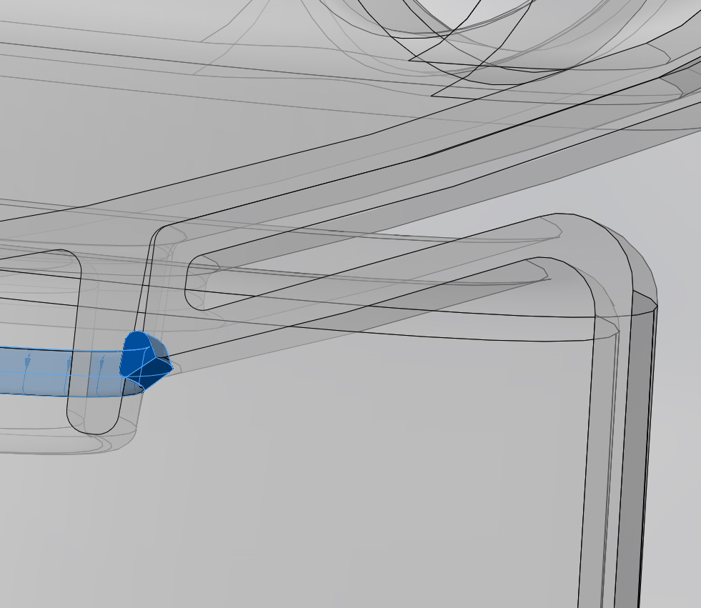 HDPE weld finite element model